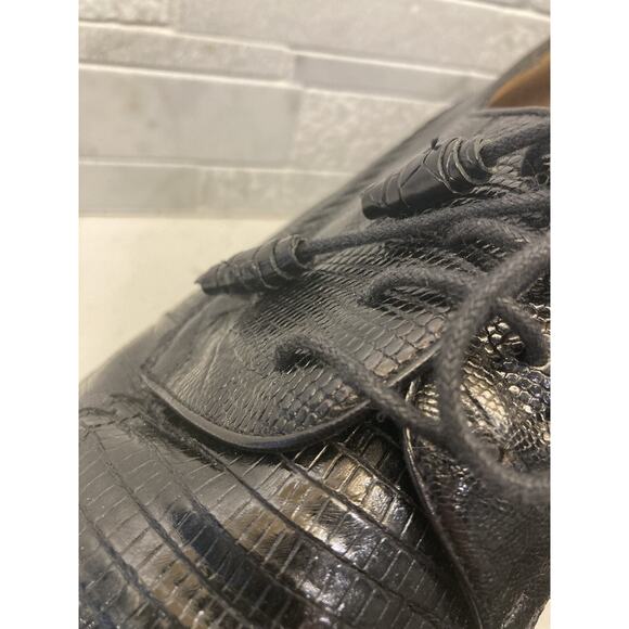 Mezlan “ Genuine Lizard “ Ferrari Black Size 9.5M ( With Dust Bags & Box ) - Picture 3 of 12